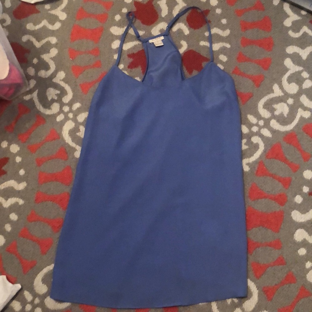 J CREW blue tank top